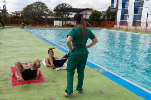Imagen entreno y recuperación deportistas.