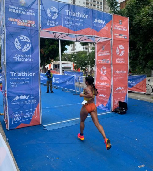 Imagen triathlon santa marta 2023.