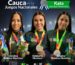 Imagen medallistas equipo femenino.