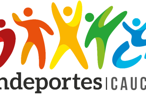 Logo oficial de indeportes cauca.