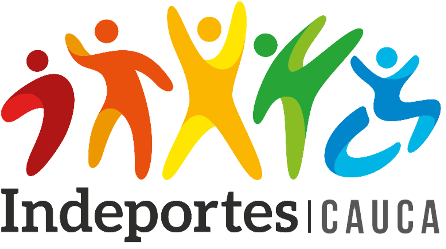 Logo oficial de indeportes cauca.