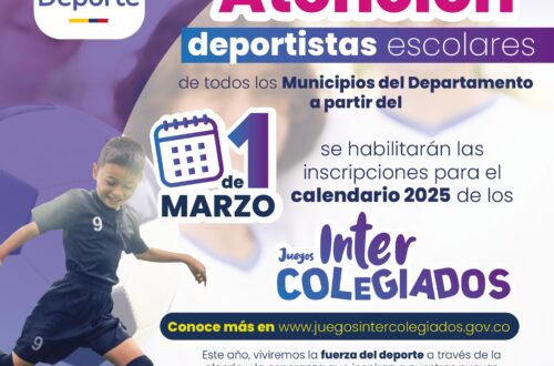 Imagen Juegos Intercolegiados 2025