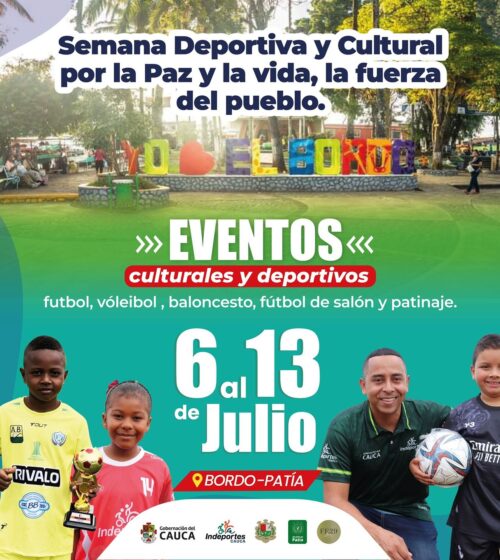 Semana Deportiva y cultural Bordo-Patia