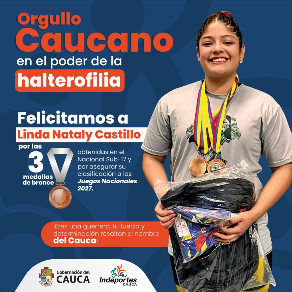 Orgullo Caucano halterofilia