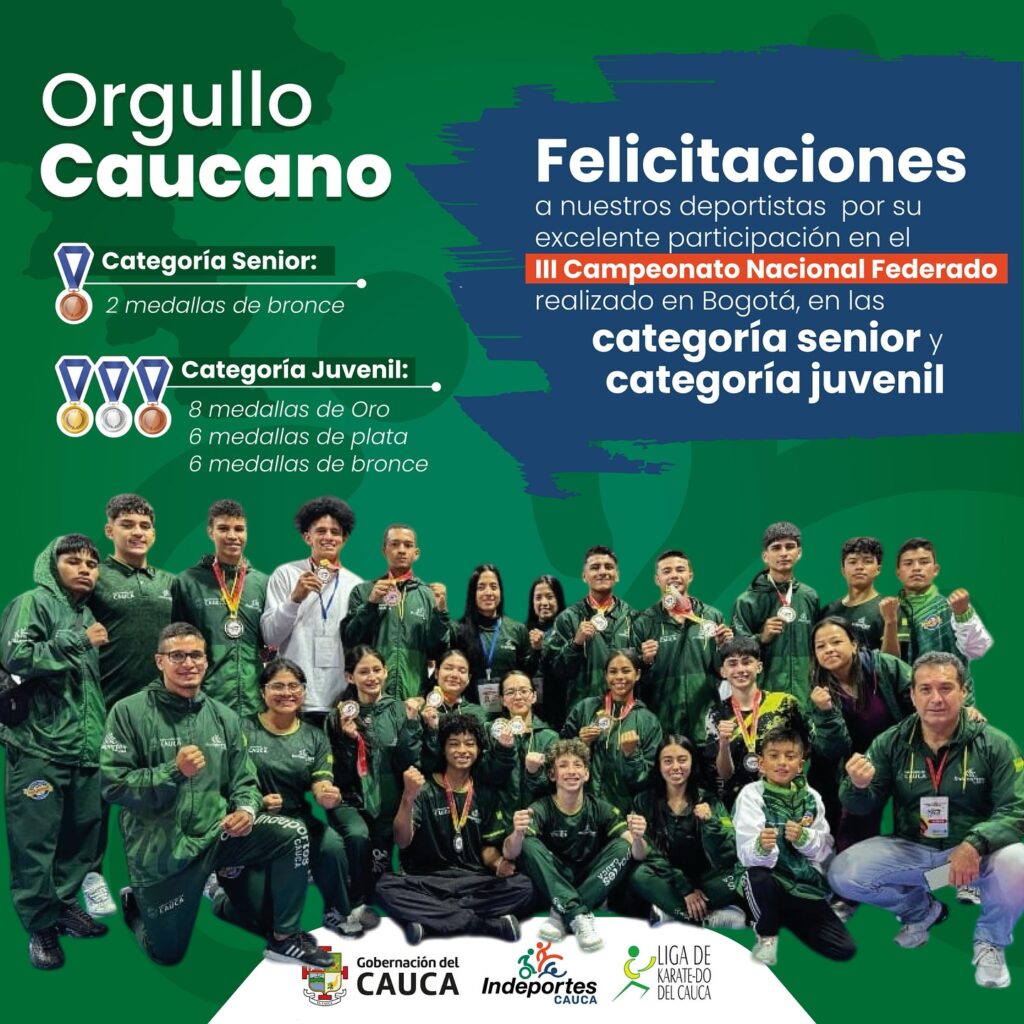 Orgullo Caucano categoría senior y juvenil