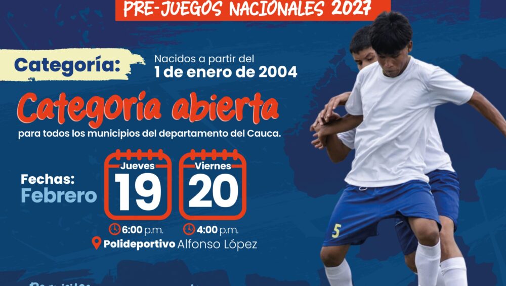 Convocatoria Futbol de Salon, 19-20 de febrero- Polideportivo Alfonso Lopez