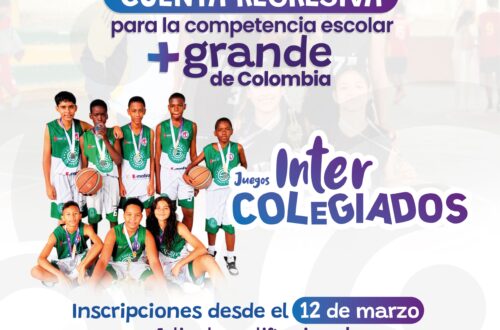 Información fechas de inscripción Intercolegiados 2026