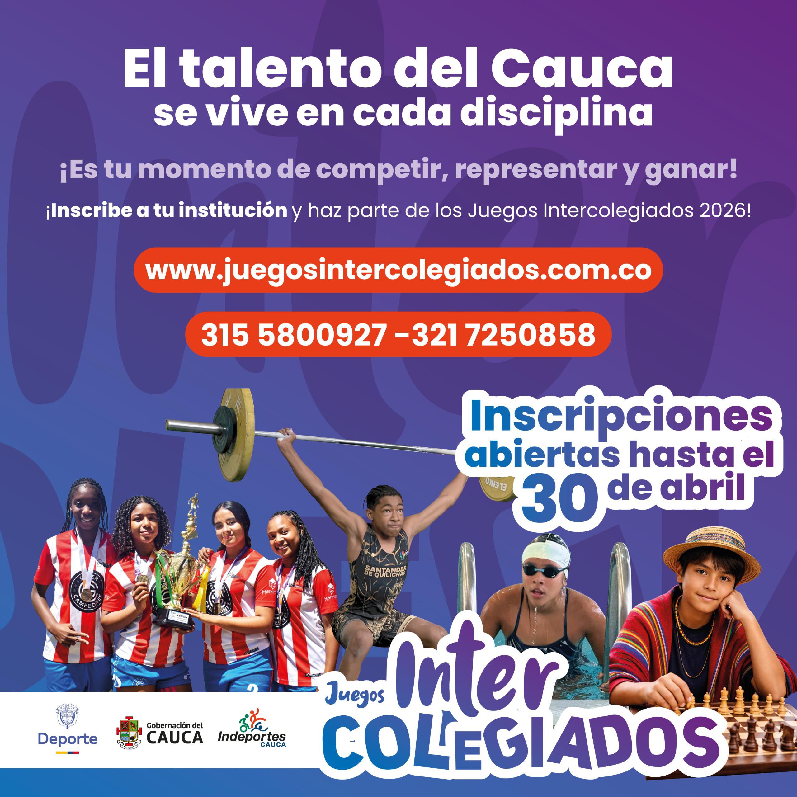 Informacion Intercolegiados 2026